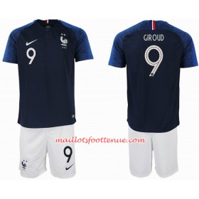 Maillot/Tenue France GIROUD 9 2 star Enfant Domicile Coupe du monde 2018